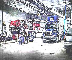 Автосервис по ремонту грузовиков (фото)